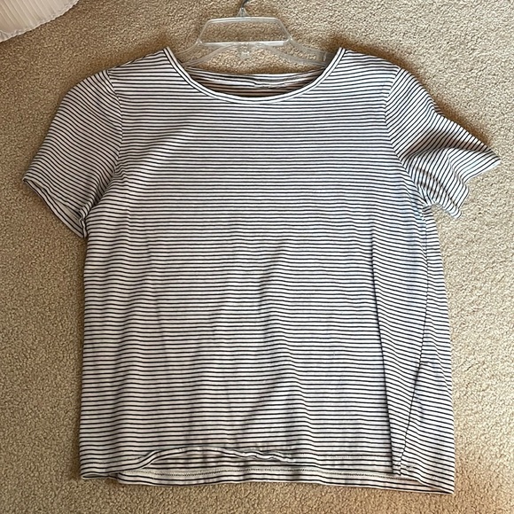 striped boxy oversized tee - Picture 1 of 2